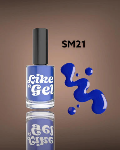 VERNIS À ONGLES « LIKE A GEL » ELECTRIC BLUE 10 ML I CDO. : SM21