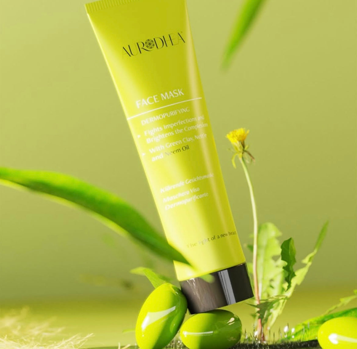 Masque visage illuminateur et éclaircissant à la bave d’Escargot et vitamine C - 50 ml Enrichie en Vitamine C et E, huile de Jojoba, huile de Pépins de raisin et extrait de R&eacut I Cod.: BV03B