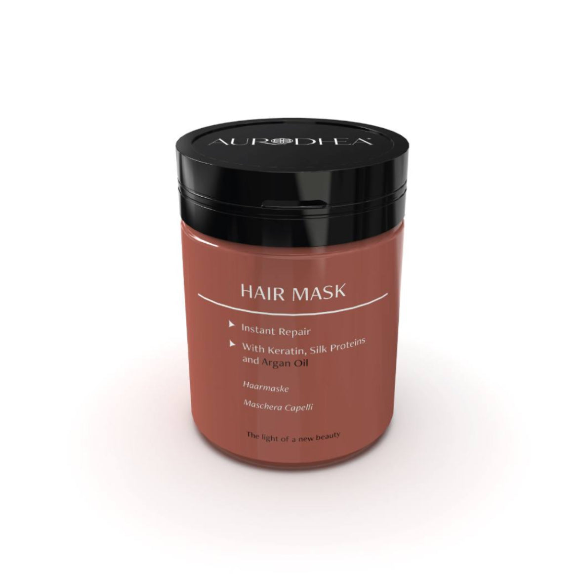 MASQUE CAPILLAIRE DÉMÊLANT À L'HUILE D'ARGAN - 150 ML Enrichi en Kératine et en protéines de Soie I COD.: CAP01B