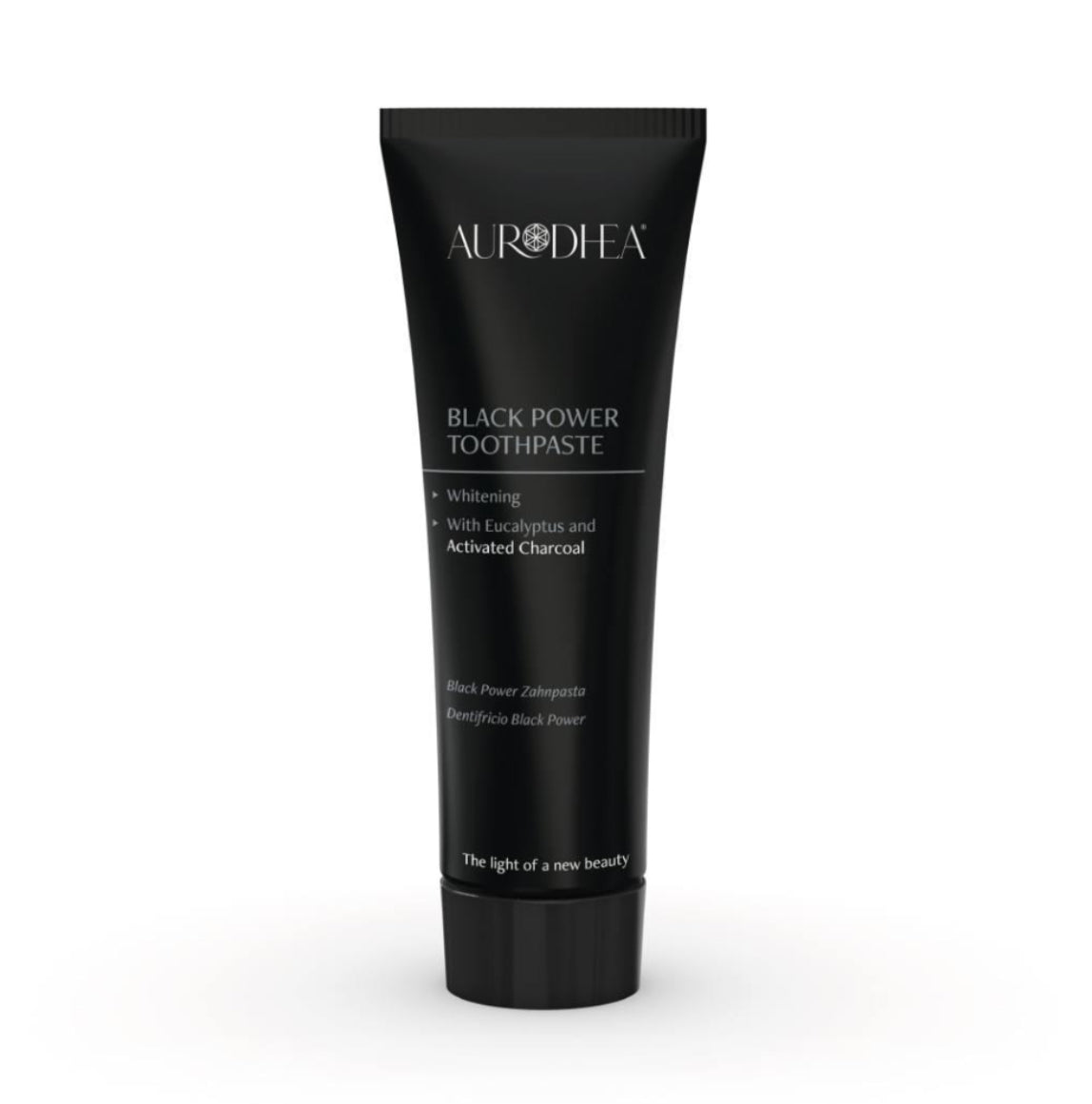 DENTIFRICE BLACK POWER AU CHARBON ACTIF Enrichi en huile essentielle d’Eucalyptus I COD.: BLK02B