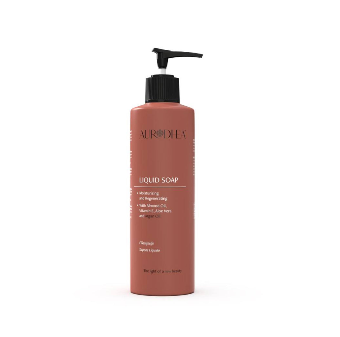 SAVON LIQUIDE À L’HUILE D’ARGAN - 260 ML Enrichi en huile d’Amande, Aloe Vera et Vitamine E I COD.: AR08B