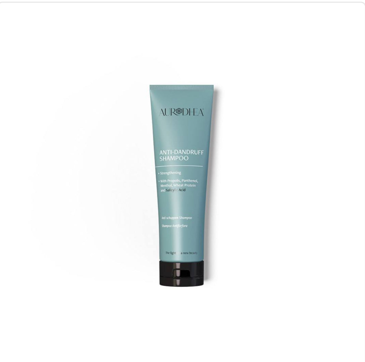 SHAMPOING ANTIPELLICULAIRE À L’ACIDE SALICYLIQUE - 250 ML Enrichi en Propolis, Panthénol, Menthol et protéines de Blé I COD.: AS02B