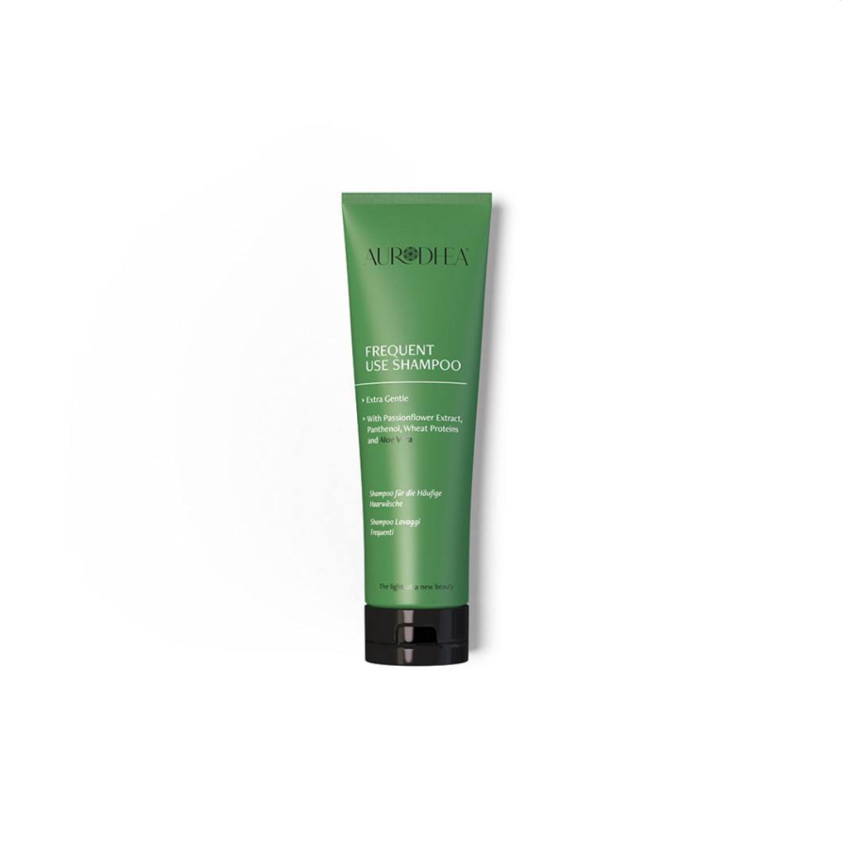 SHAMPOING LAVAGES FRÉQUENTS À L'ALOE VERA - 250 ML Enrichi en Panthénol, protéines de Blé et extrait de Passiflore I COD.: AL01B