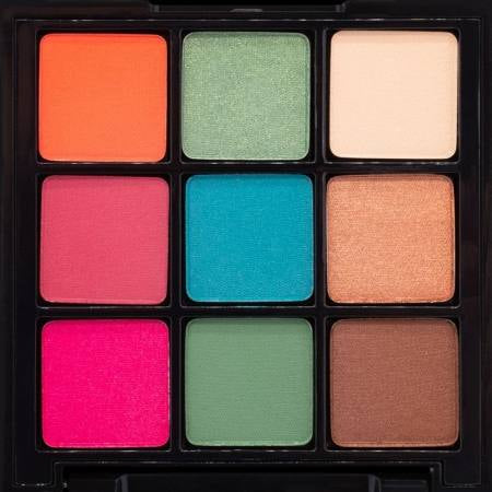 PALETTE D’OMBRES À PAUPIÈRES 9 COULEURS - SUMMER BREEZE 18 G I COD.: MKPL04