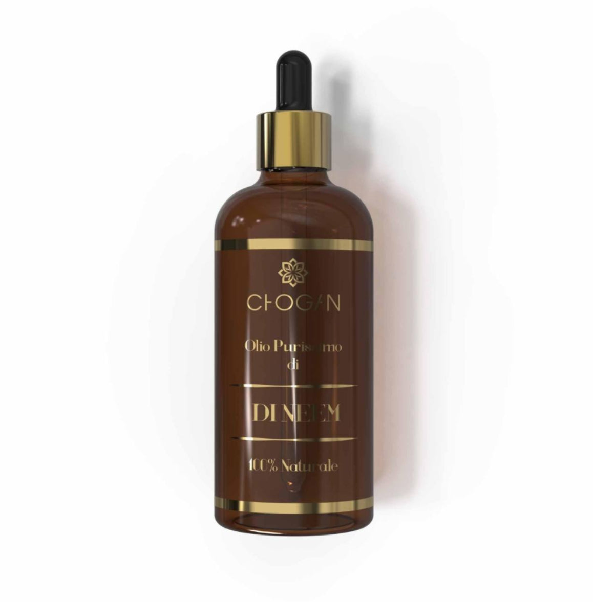 HUILE DE NEEM PURE 100% VÉGÉTALE 100 ML NOUVEAU FORMAT (BOUTEILLE DE VERRE) I COD.: U04