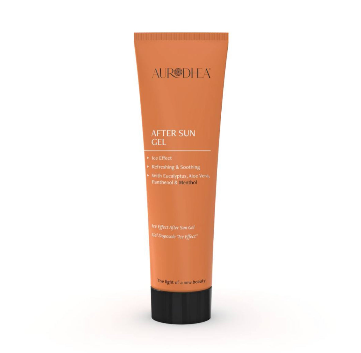 GEL APRÈS-SOLEIL ICE EFFECT - 150 ML Enrichi en extrait d'Eucalyptus, Menthol, Aloe Vera et Panthénol I COD.: SOL05B