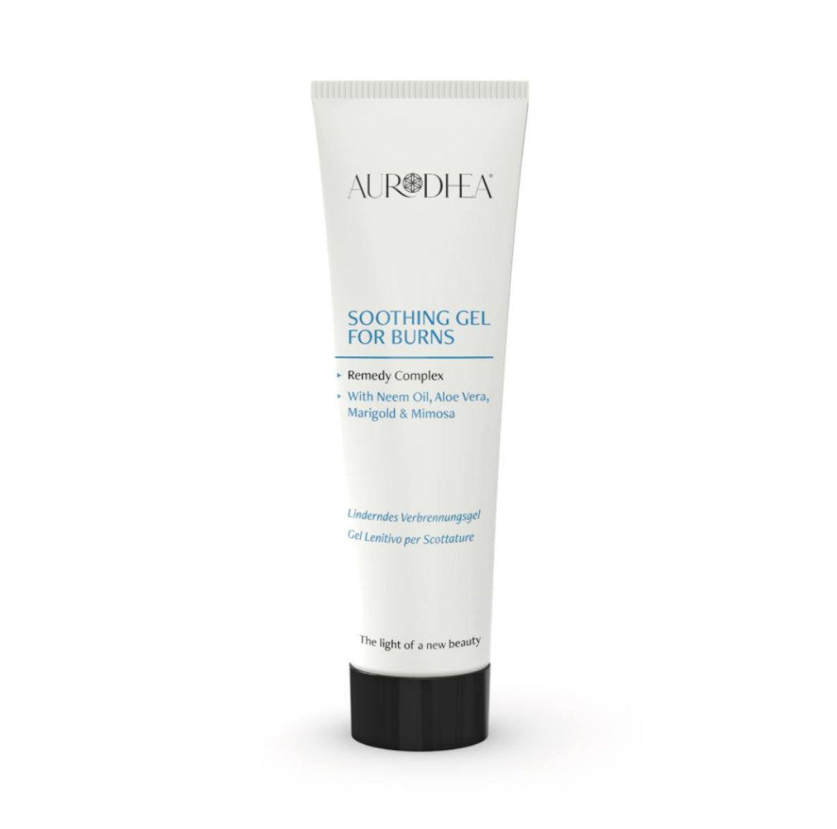 GEL APAISANT POUR LES COUPS DE SOLEIL - 50 ML Enrichi en huile de neem, aloe vera, Calendula et mimosa I COD.: MD03B