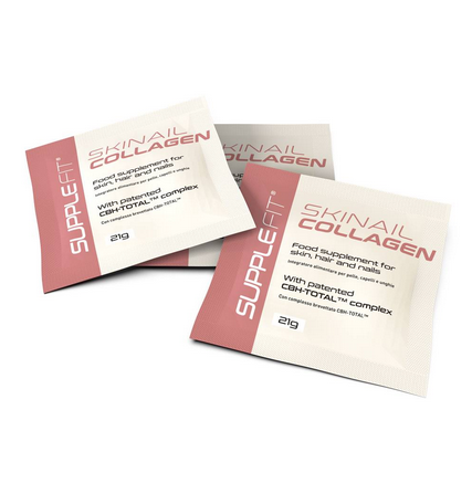 SKINAIL COLLAGEN - Complément alimentaire pour la peau, les cheveux et les ongles Avec le complexe breveté CBH-TOTAL™ I Cod.: INTB042