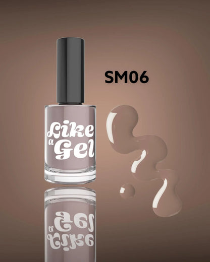 VERNIS À ONGLES « LIKE A GEL » DARK WINE 10 ML I CDO. :  SM14