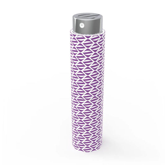 Étui à parfum de poche – Violet et blanc
