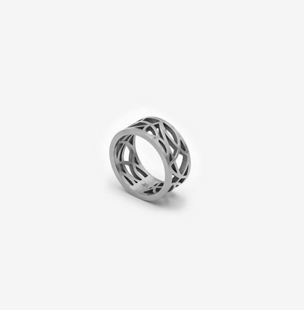 Bague « Celtic » en acier inoxydable - Cod.: BIGAS094