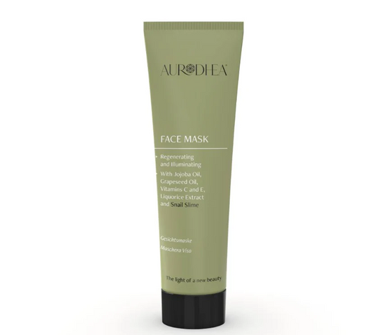 Masque visage illuminateur et éclaircissant à la bave d’Escargot et vitamine C - 50 ml Enrichie en Vitamine C et E, huile de Jojoba, huile de Pépins de raisin et extrait de R&eacut I  Cod.: BV03B