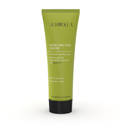 Crème mains et ongles à l’huile de Neem - 75 ml Enrichie en huile d’Amande, beurre de Karité et Camomille - Cod.: NM04B