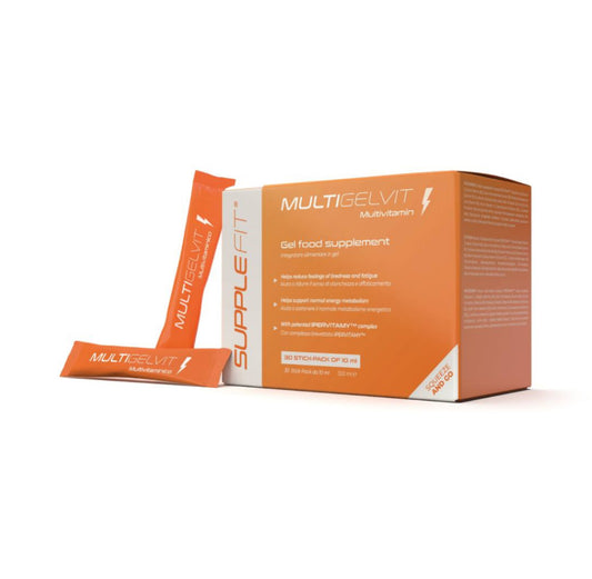 MULTIGELVIT - complément alimentaire multivitaminé en gel - 300 ml Avec mélange breveté IPERVITAMY™ I Cod.: INTB026