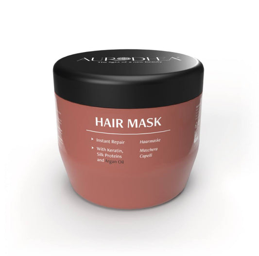 MASQUE CAPILLAIRE DÉMÊLANT À L'HUILE D'ARGAN - 500 ML Enrichi en Kératine et en protéines de Soie I COD.: CAP24B