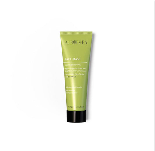 MASQUE VISAGE DERMO-PURIFIANT À L’HUILE DE NEEM - 50 ML Enrichi en extrait d’Ortie et Argile verte I COD.: NM09B