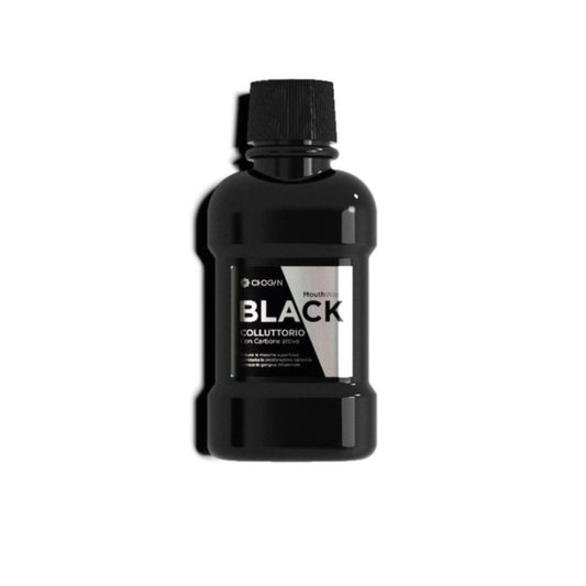 BAIN DE BOUCHE BLACK AU CHARBON ACTIF - 80 ML (FORMAT VOYAGE) I COD.: BLK05