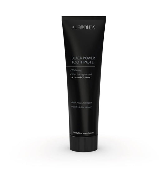 DENTIFRICE BLACK POWER AU CHARBON ACTIF Enrichi en huile essentielle d’Eucalyptus I COD.: BLK01B