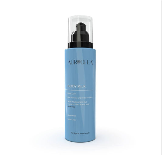 LAIT CORPOREL BABY - 150 ML Enrichi en Aloe Vera, beurre de Karité, extraits de Calendula et Avoine I COD.: BB03B