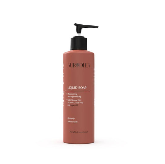 SAVON LIQUIDE À L’HUILE D’ARGAN - 260 ML Enrichi en huile d’Amande, Aloe Vera et Vitamine E I COD.: AR08B