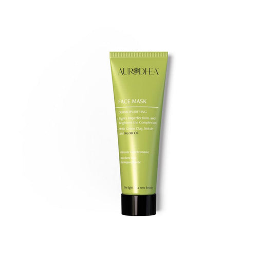 MASQUE VISAGE DERMO-PURIFIANT À L’HUILE DE NEEM - 50 ML Enrichi en extrait d’Ortie et Argile verte I COD.: NM09B