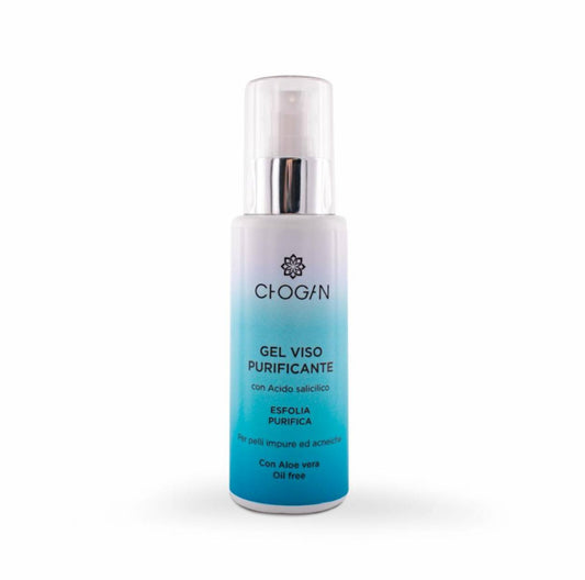 GEL POUR LE VISAGE PURIFIANT AVEC ACIDE SALICYLIQUE POUR LES PEAUX IMPURES ET AVEC ACNÉ 100ML I COD.: GEL01