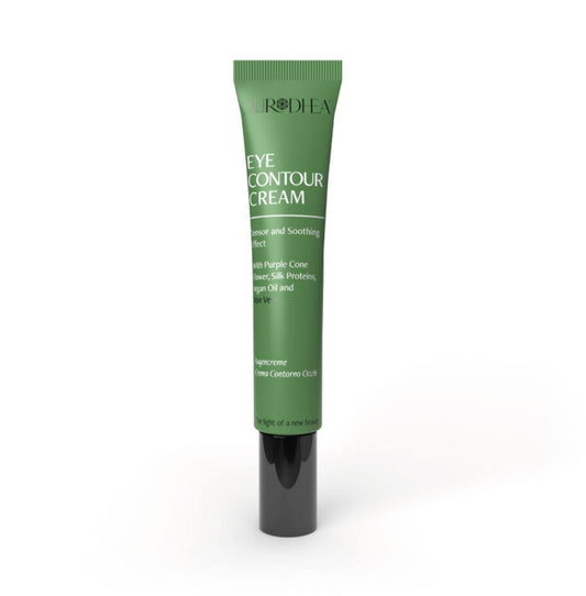 CRÈME CONTOUR DES YEUX À L’ALOE VERA - 15 ML Enrichie en Echinacée, protéines de Soie et huile d'Argan I COD.: CR22B