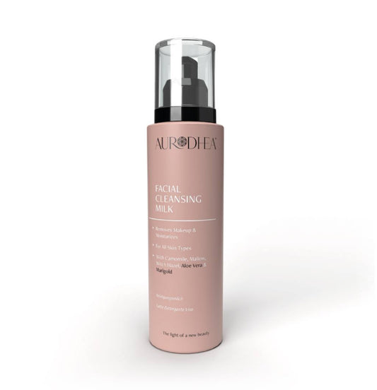 LAIT NETTOYANT - 150 ML Enrichi en Aloe vera, Calendula, Mauve, Hamamélis et Camomille I COD.: CR13B