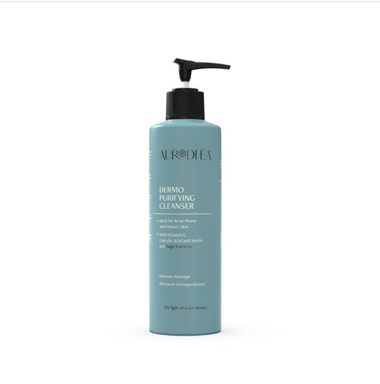 NETTOYANT DERMO--PURIFIANT ANTI-ACNÉ À L’ACIDE SALICYLIQUE - 260 ML Enrichi en Vitamine E et extrait d’Ortie et Sauge I COD.: CR11B