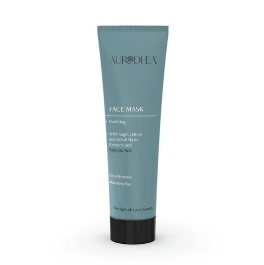 MASQUE VISAGE PURIFIANT À L’ACIDE SALYCILIQUE - 50 ML Enrichi en extraits de Sauge, Citron et Hamamélis I COD.: AS01B