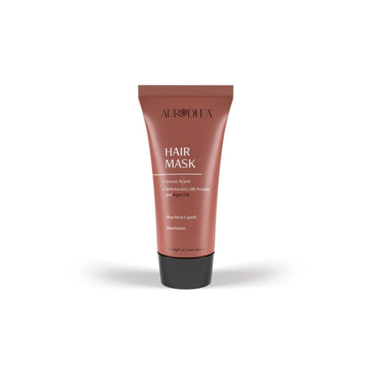 MASQUE CAPILLAIRE DÉMÊLANT À L'HUILE D'ARGAN- FORMAT VOYAGE - 30 ML Enrichi en Kératine et en protéines de Soie I COD.: AR16B