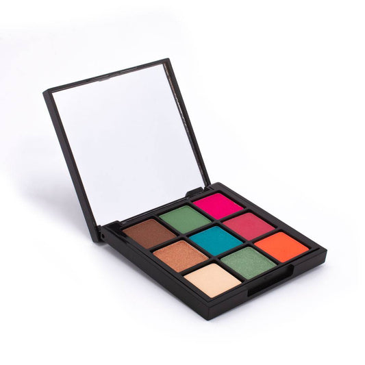 PALETTE D’OMBRES À PAUPIÈRES 9 COULEURS - SUMMER BREEZE 18 G I COD.: MKPL04