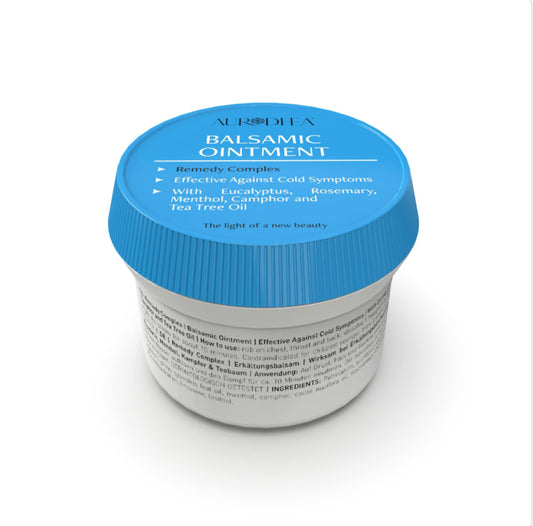 POMMADE BALSAMIQUE - 50 ML Enrichie en Eucalyptus, Romarin, Menthol , Camphre et Tea Tree I COD.: MD05B