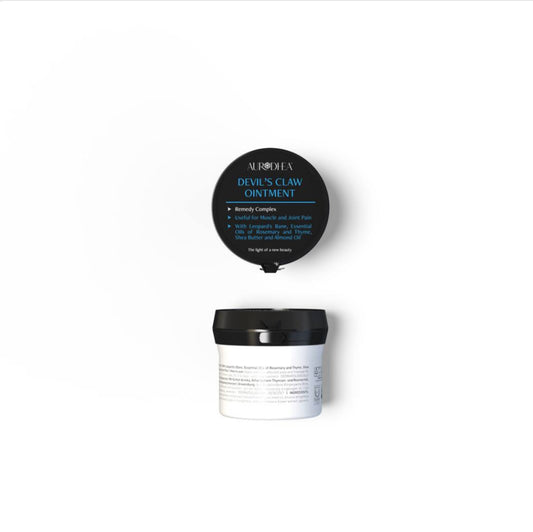 BAUME À LA GRIFFE DU DIABLE - 50 ML Enrichi en Arnica Montana, huiles essentielles de Romarin et de Thym, beurre de Karité et hui I COD.: AD02B
