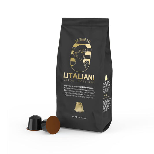 BOISSON EN CAPSULES COMPATIBLES NESPRESSO® - « NOCCIOLINO » (NOISETTES) 15 PZ I COD.: LIT0044