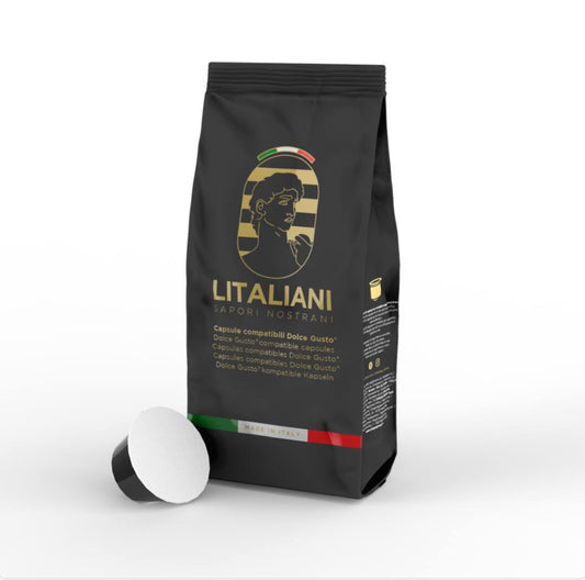 BOISSON EN CAPSULES COMPATIBLES 'DOLCE GUSTO'® - CAFÉ AU LAIT 10 PZ I COD.: LIT0019