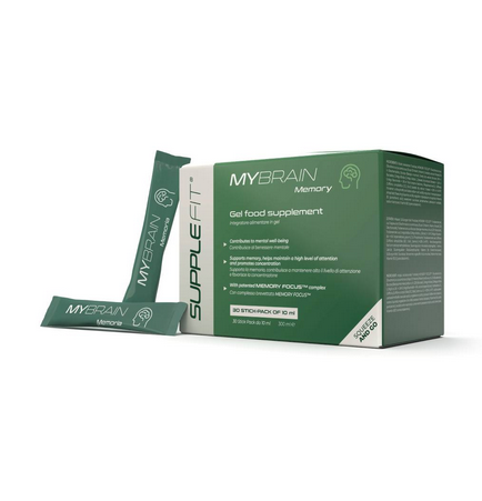 MYBRAIN - complément alimentaire en gel pour la mémoire et la concentration - 300 ml Avec mélange breveté MEMORY FOCUS™ I Cod.: INTB040